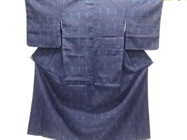 JAPANESE KIMONO / MAWATA OJIYA TSUMUGI / FLOWER SARASA